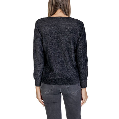 Black Nylon Sweater