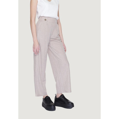 Gray Viscose Jeans & Pant