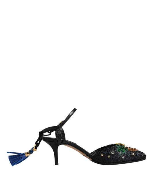 Black Pineapple Bellucci Heels Sandals Shoes