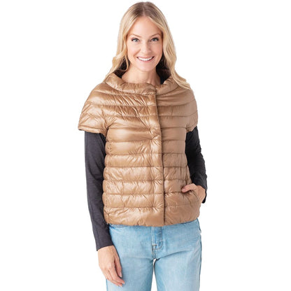 Beige Nylon Vest