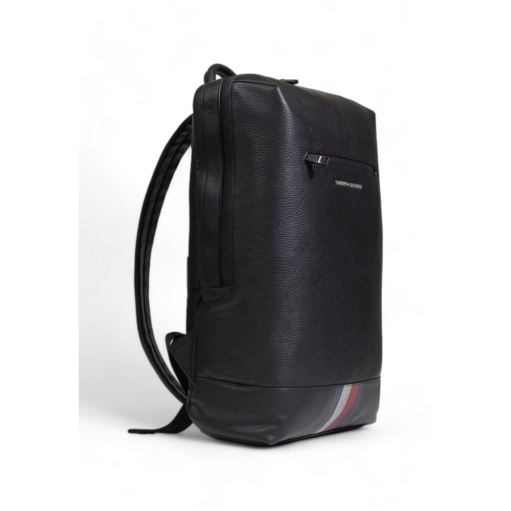 Black Polyethylene Backpack