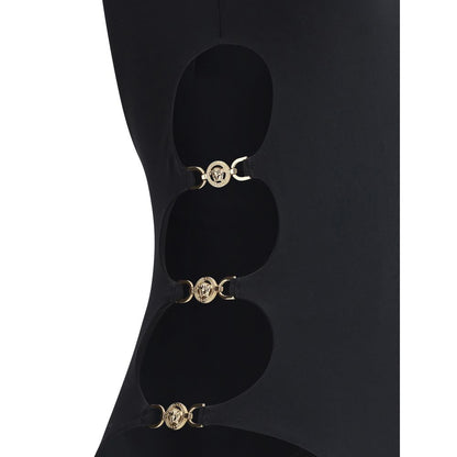 Versace Monochrome Medusa One-Piece Swimsuit