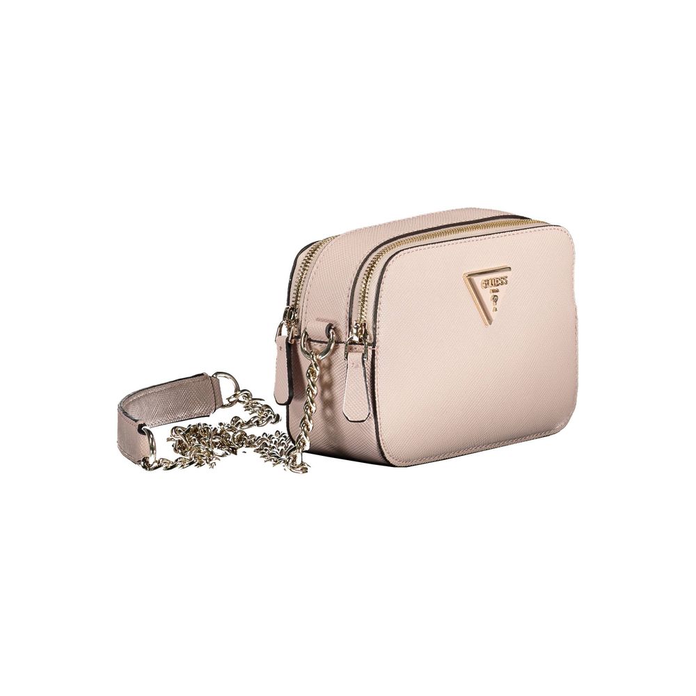 Pink Polyethylene Handbag