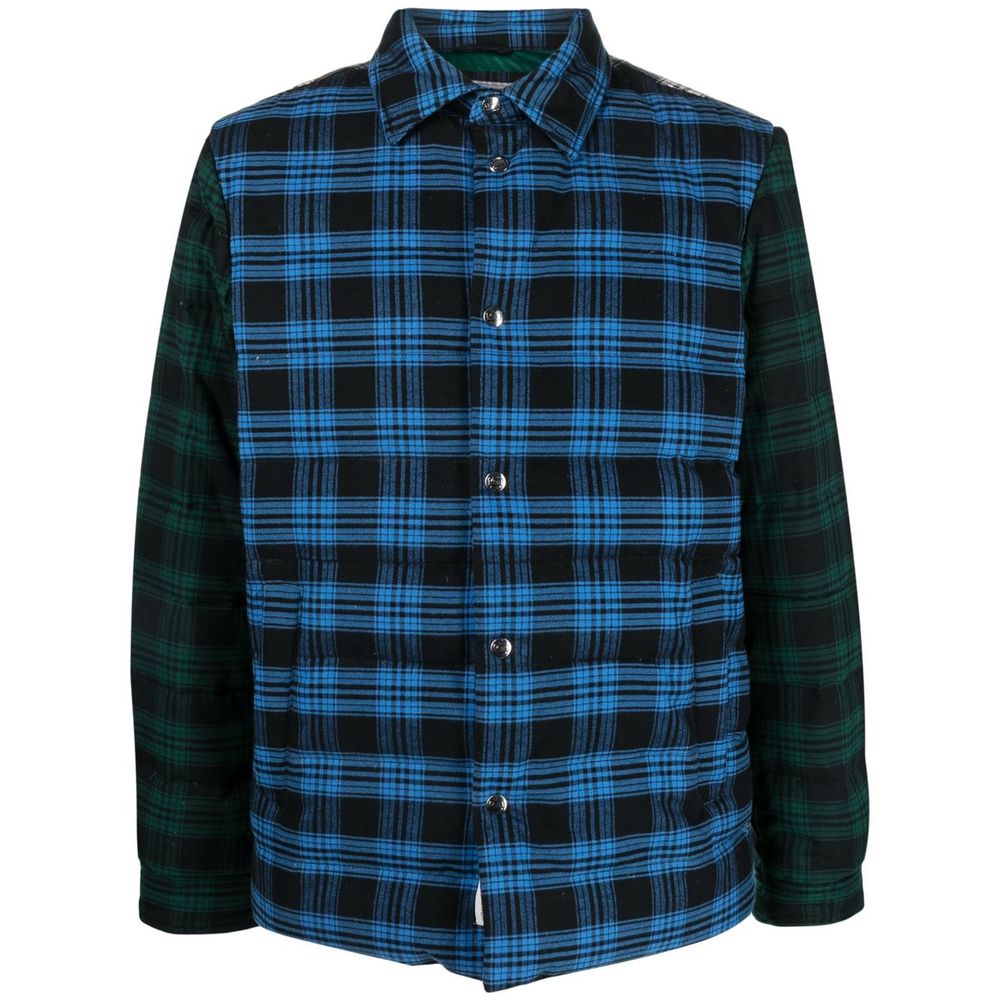 Woolrich Multicolor Checked Cotton Jacket with Down Padding