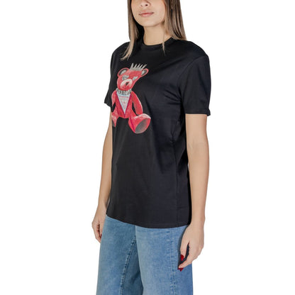 Black Cotton Tops & T-Shirt