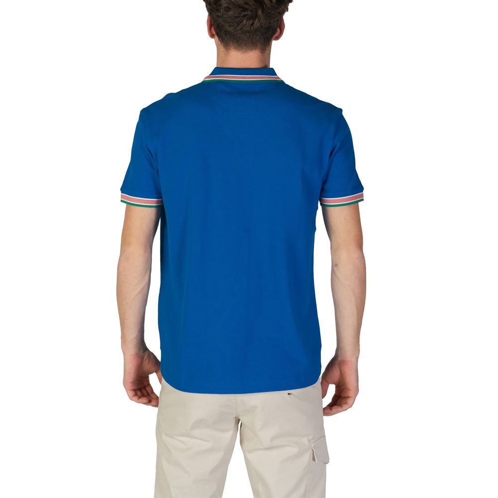 Hugo Boss Blue Cotton Polo Shirt - Model 10241663 50469055