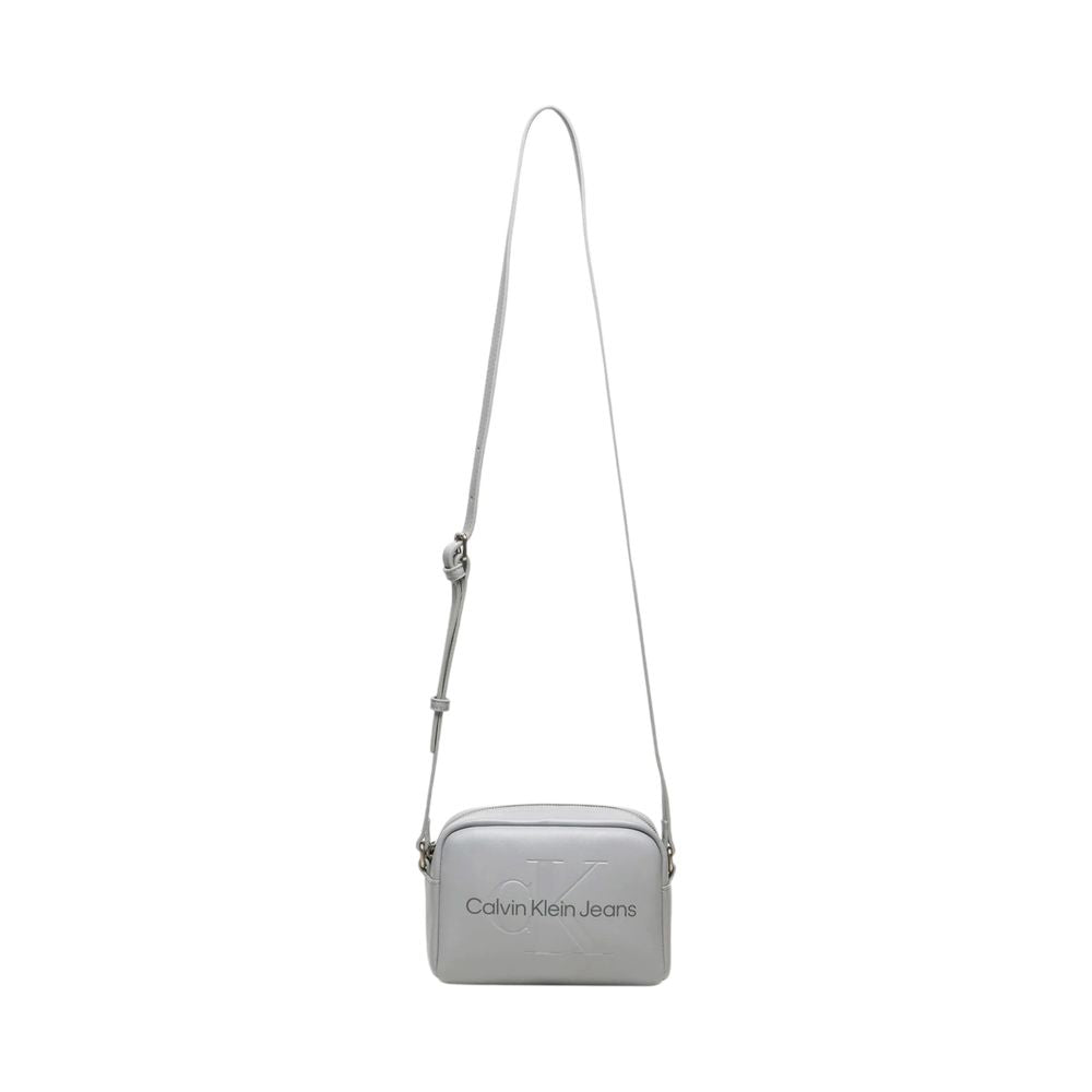 Gray Polyethylene Handbag