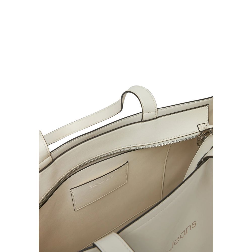 White Polyethylene Handbag