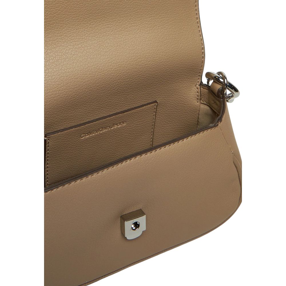 Beige Recycled Polyester Handbag