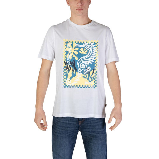Classic White Cotton T-Shirt for Men