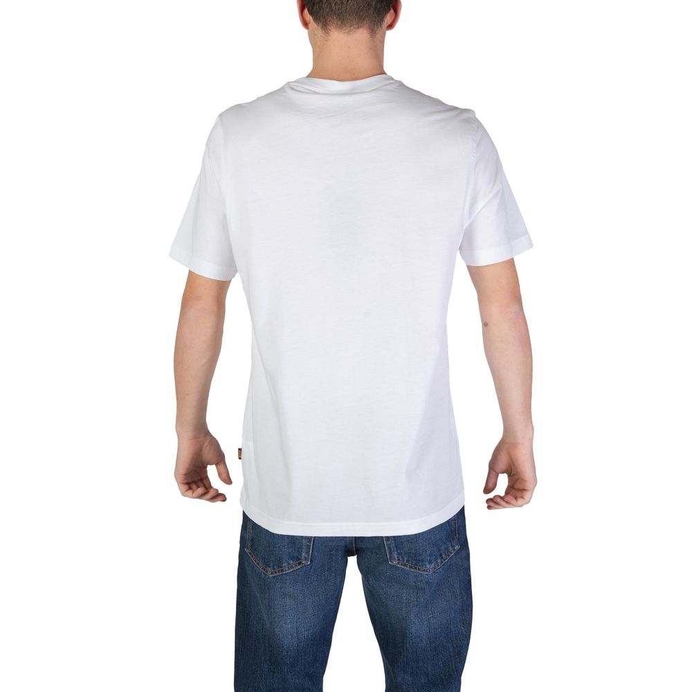 Classic White Cotton T-Shirt for Men