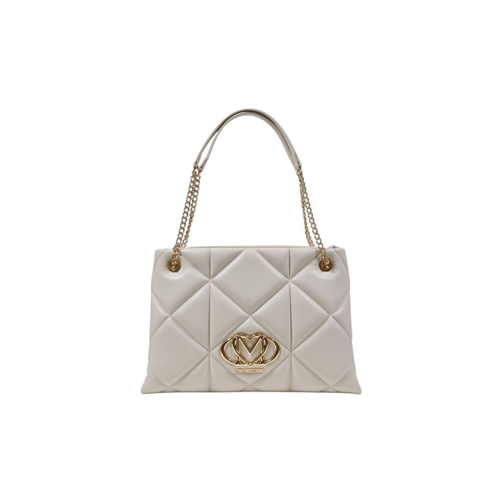 Beige Polyethylene Handbag