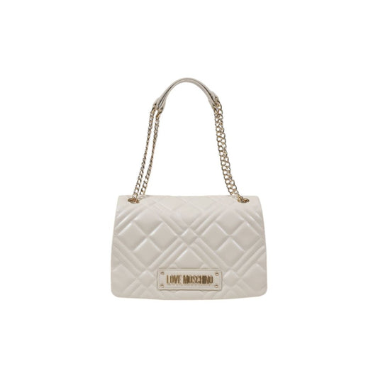 Beige Polyethylene Handbag