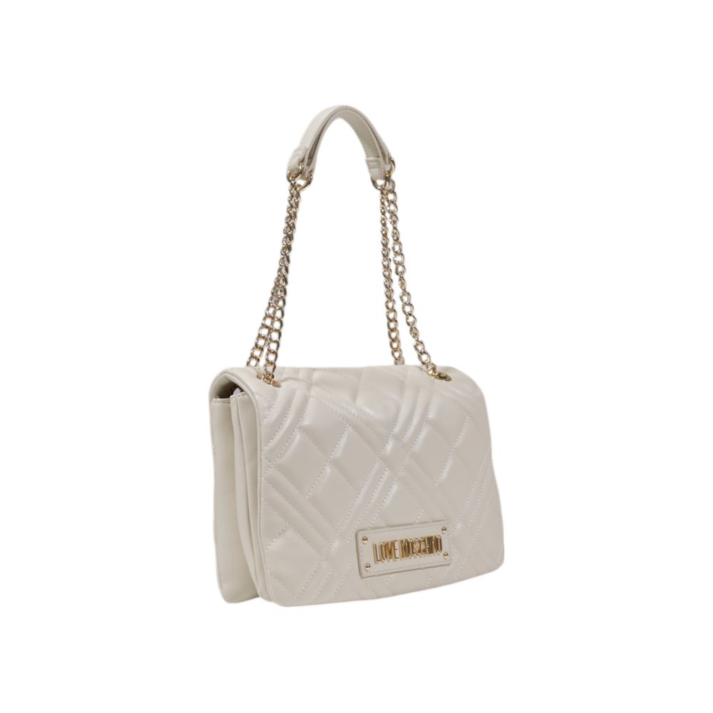 Beige Polyethylene Handbag