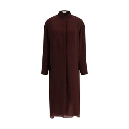 Alexander McQueen - Silk Chemisier Shirt Dress