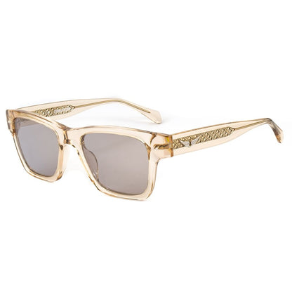 Beige Acetate Sunglasses