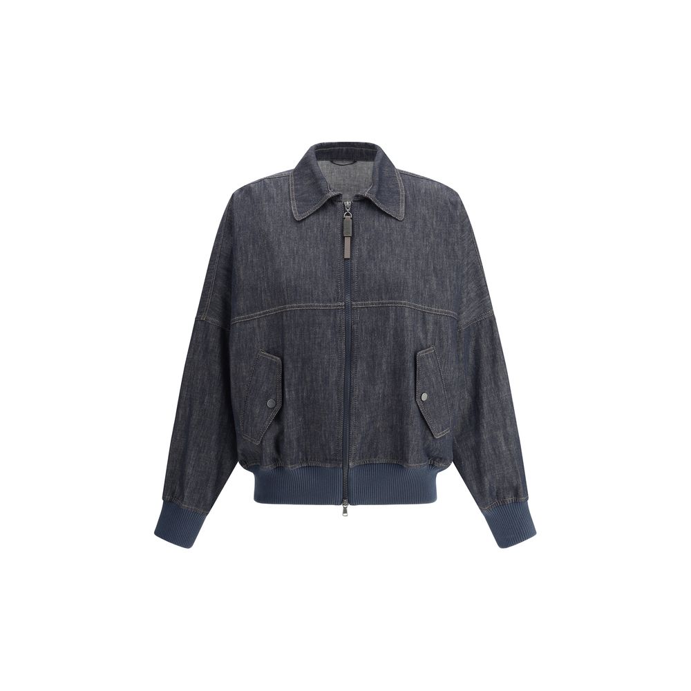 Brunello Cucinelli - Women's Blue Denim Jacket