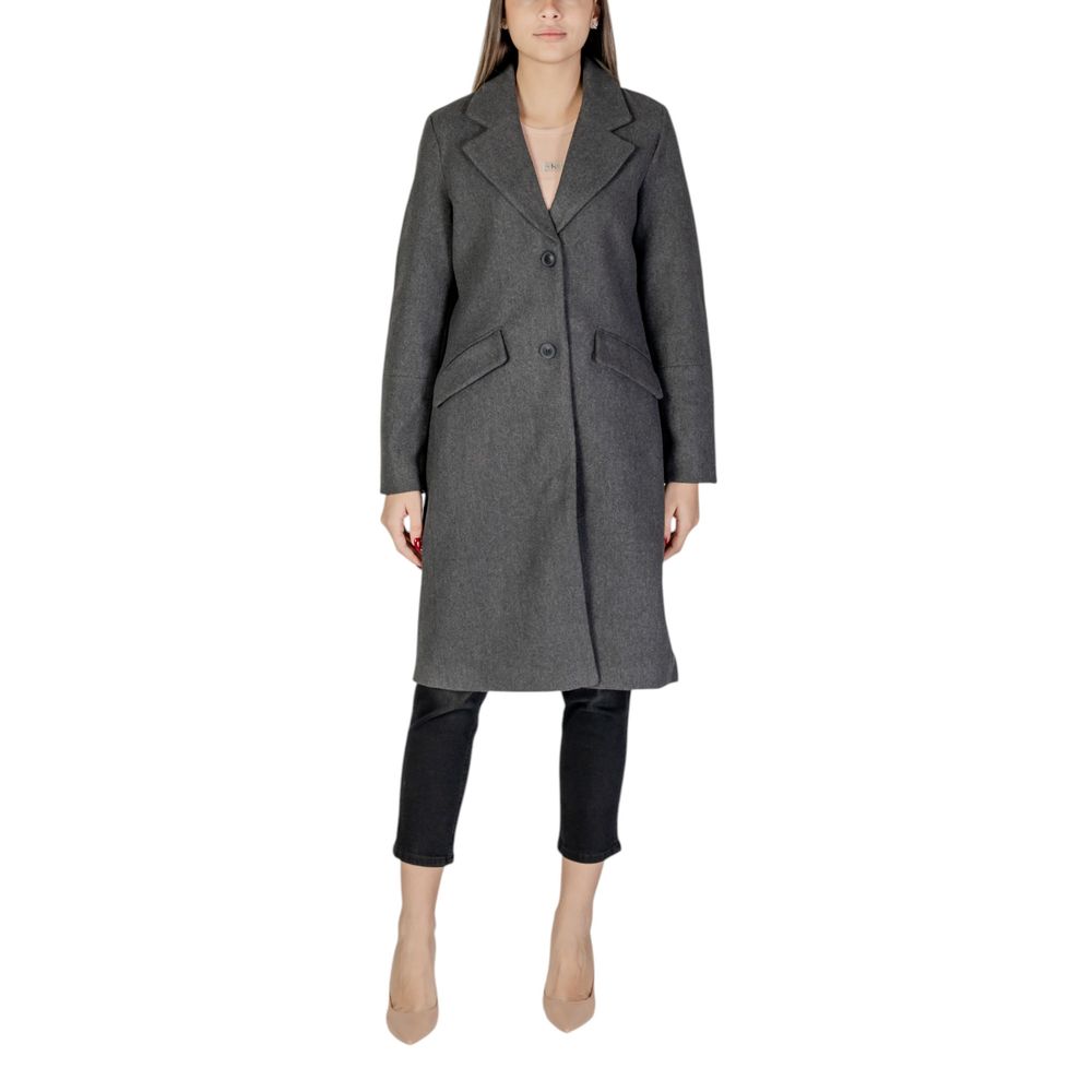 Vero Moda Gray Polyester Jacket & Coat - Women's Fall/Winter Collection