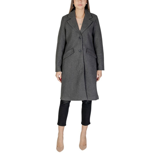 Vero Moda Gray Polyester Jacket & Coat - Women's Fall/Winter Collection