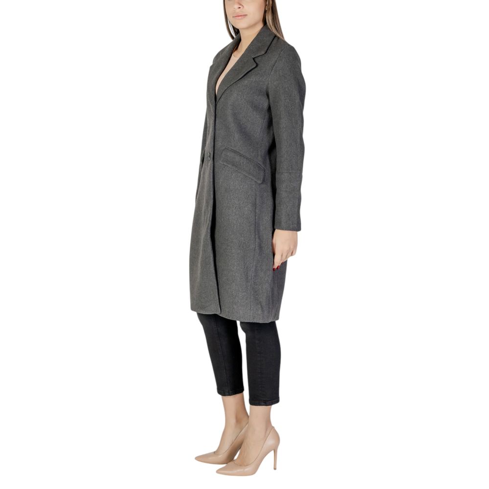Vero Moda Gray Polyester Jacket & Coat - Women's Fall/Winter Collection