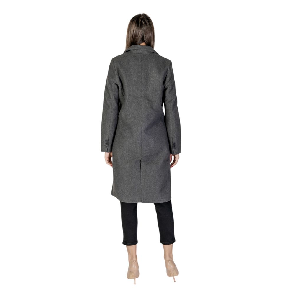 Vero Moda Gray Polyester Jacket & Coat - Women's Fall/Winter Collection