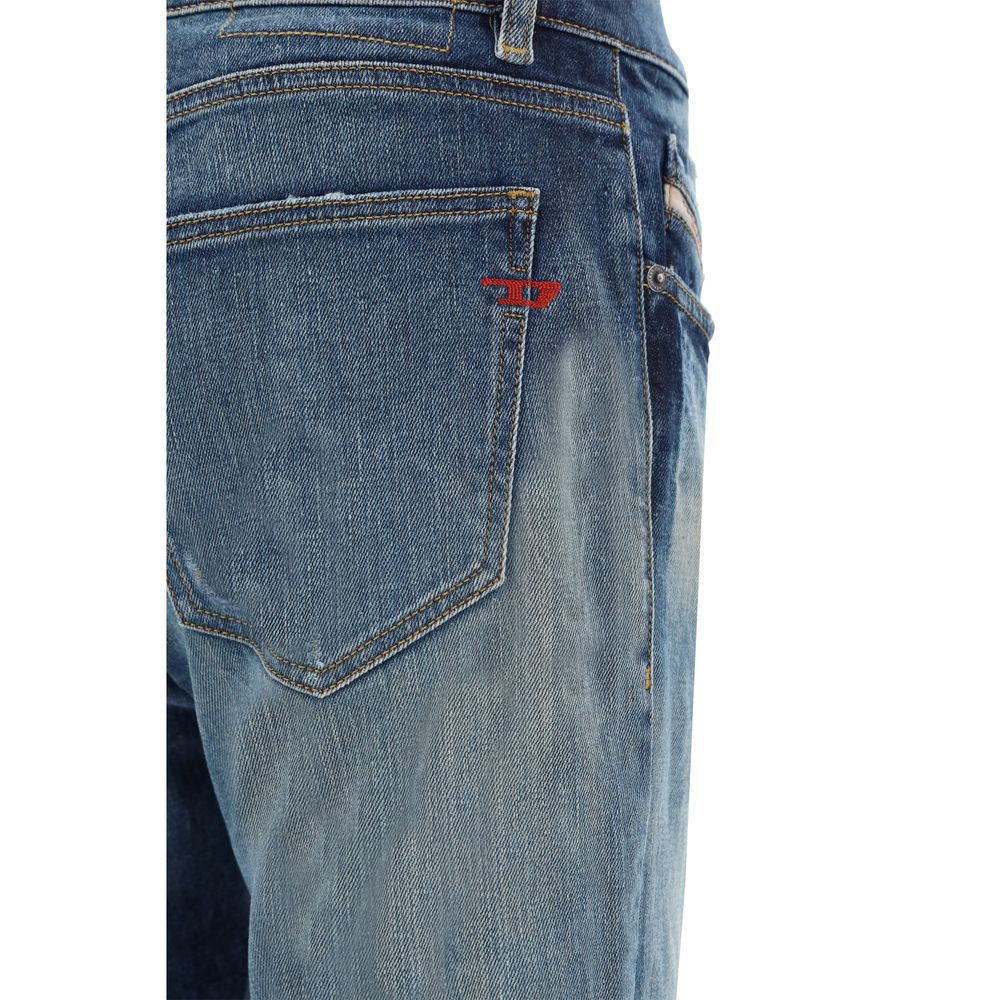 Diesel - Men's Blue Faded D-Strukt Jeans