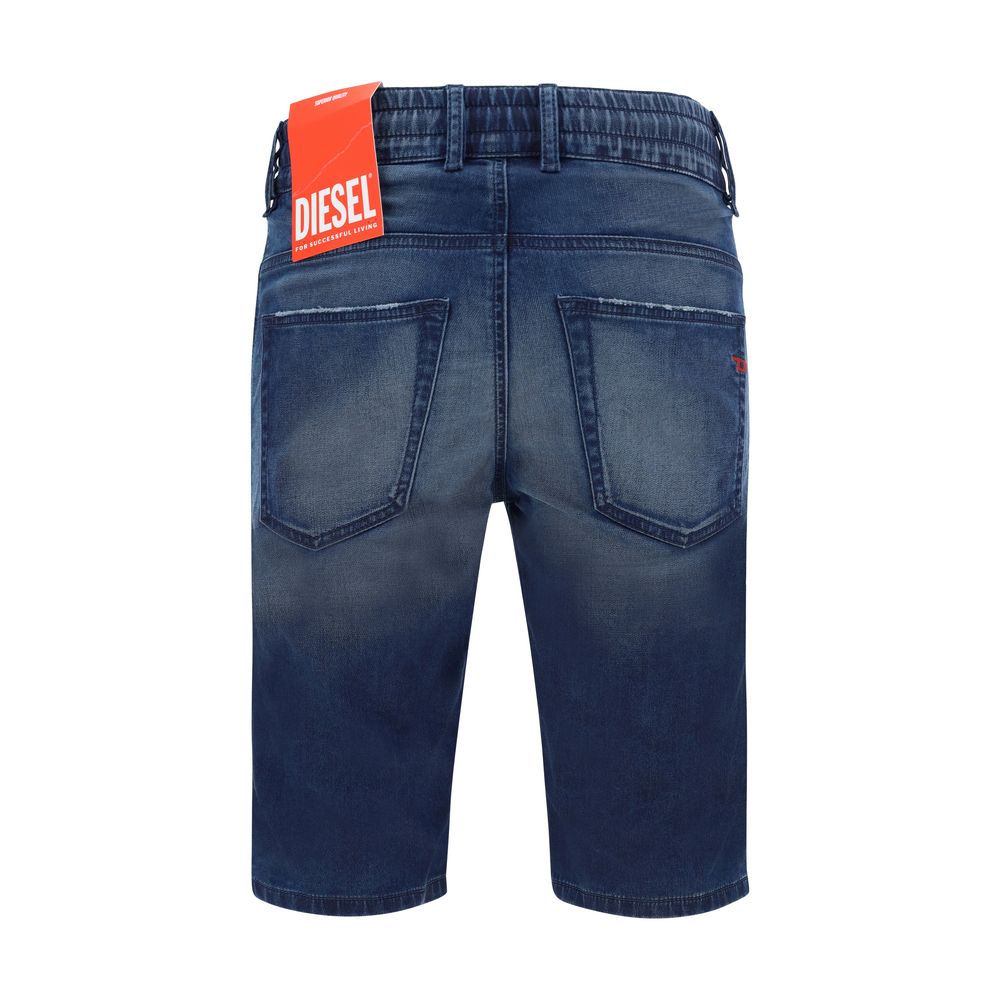 Diesel - Men's Blue  Denim Shorts