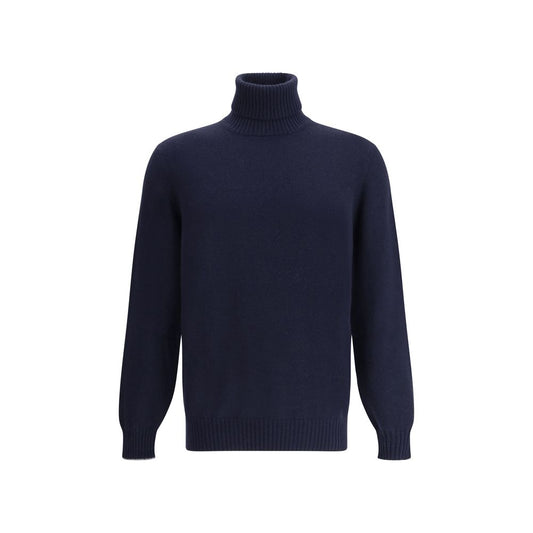 Brunello Cucinelli - Men's Blue Cashmere Turtleneck Sweater