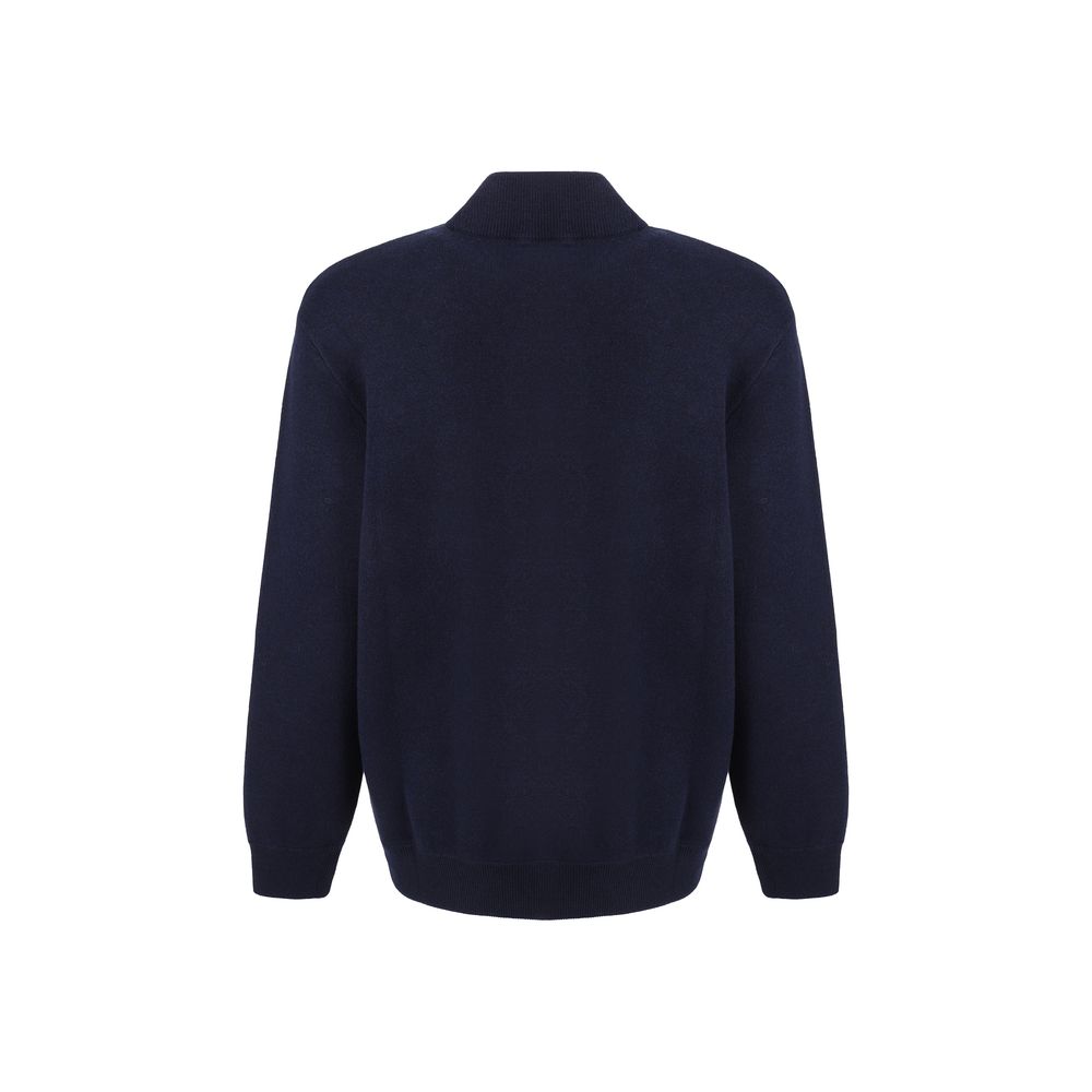 Brunello Cucinelli - Men's Blue Virgin Wool Cardigan