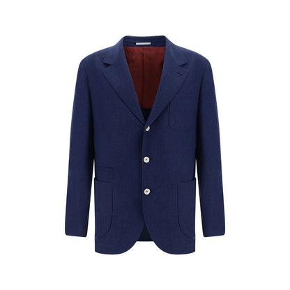 Brunello Cucinelli - Men's Blue Blazer Jacket