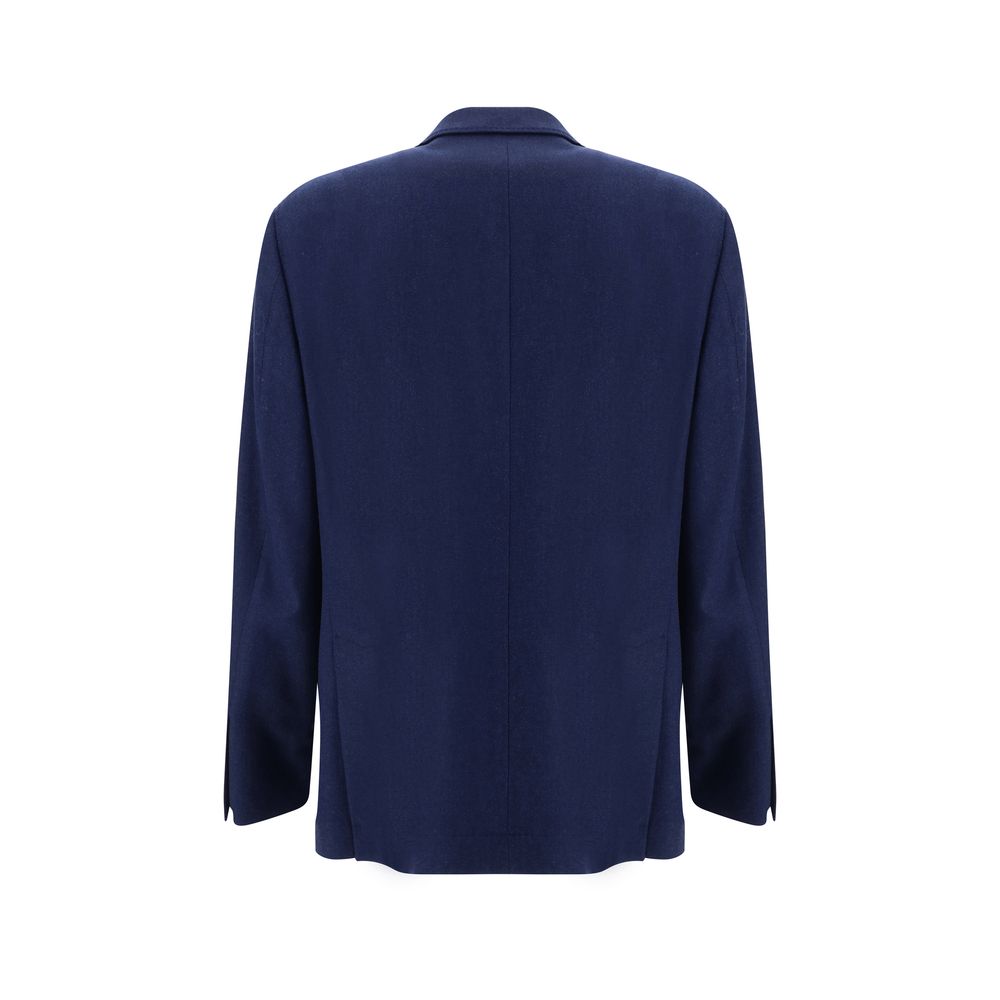 Brunello Cucinelli - Men's Blue Blazer Jacket