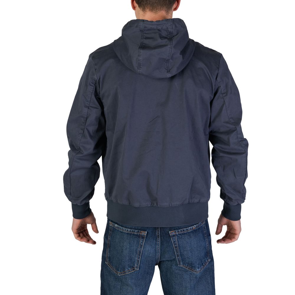 Refrigiwear Blue Cotton Jacket for Men