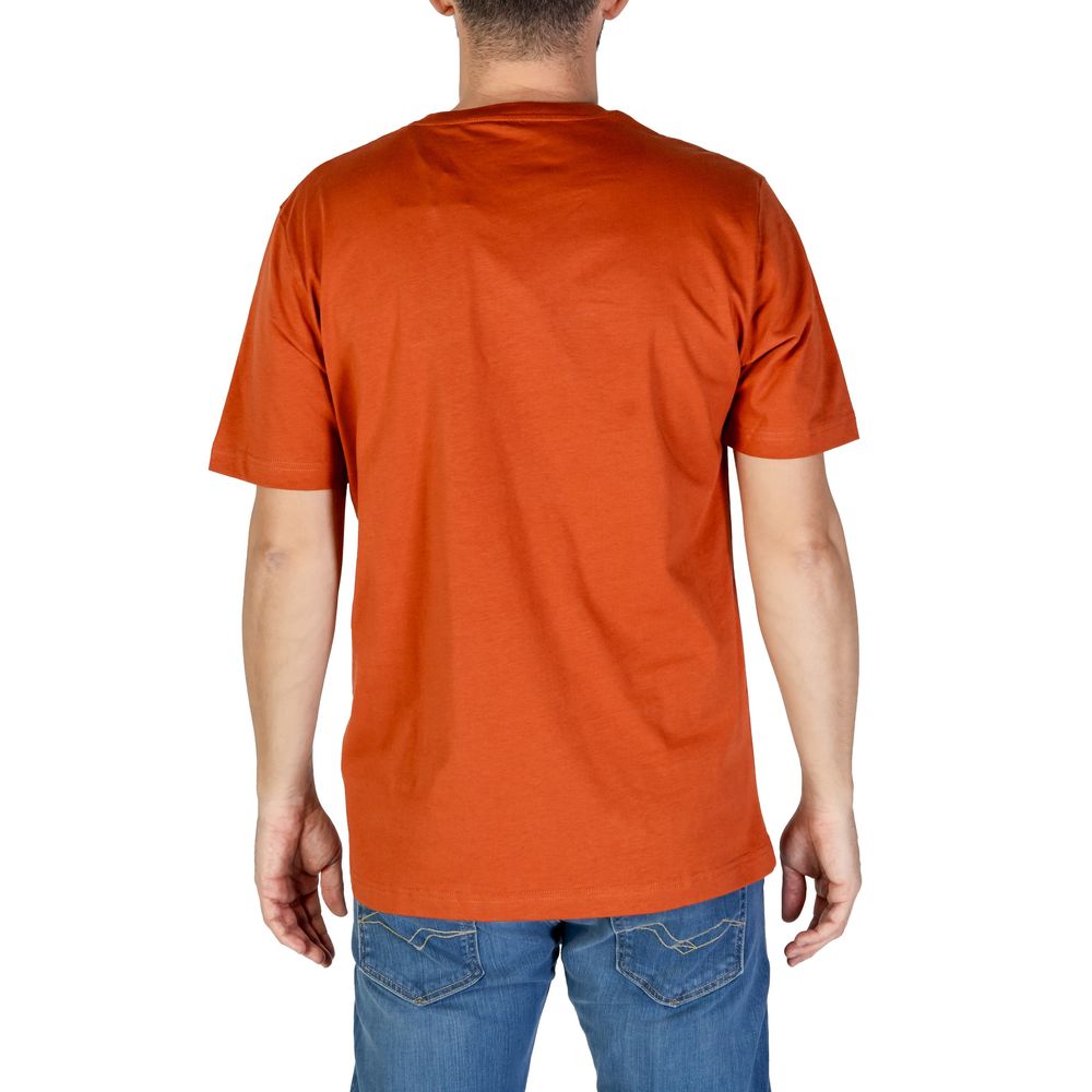 Refrigiwear Red Cotton T-Shirt for Men