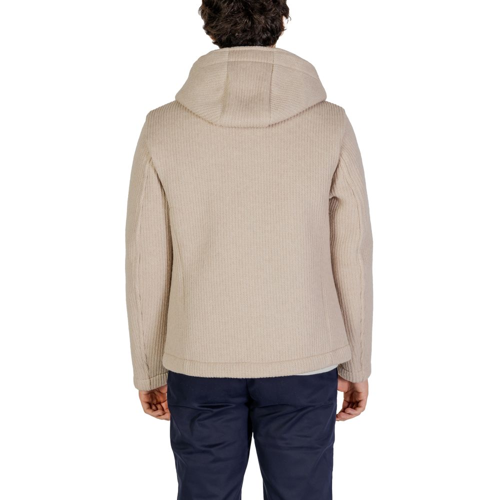 Hydra Clothing Beige Polyester Jacket for Men