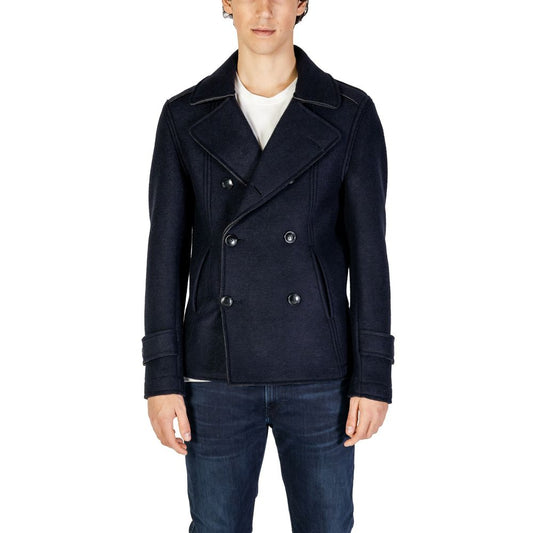 Hydra Clothing - Men's Blue Peacoat Jacket