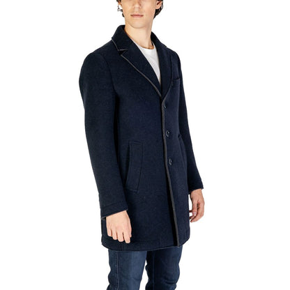 Hydra Clothing - Men's Blue Wool Blend Classic Jacket