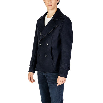 Hydra Clothing - Men's Blue Peacoat Jacket