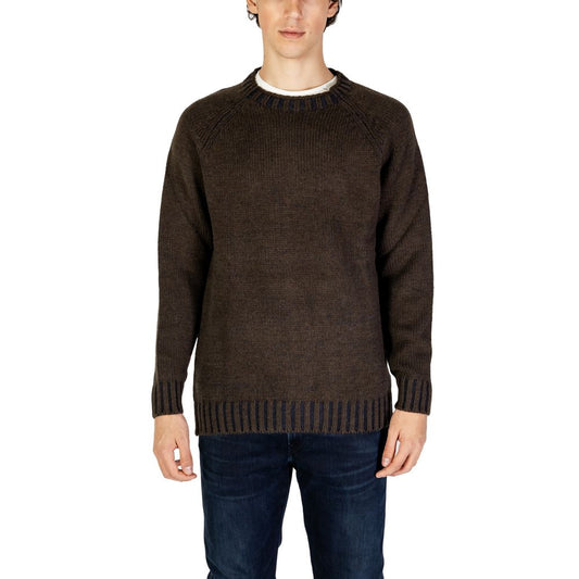Hydra Clothing Gray Acrylic Sweater for Men