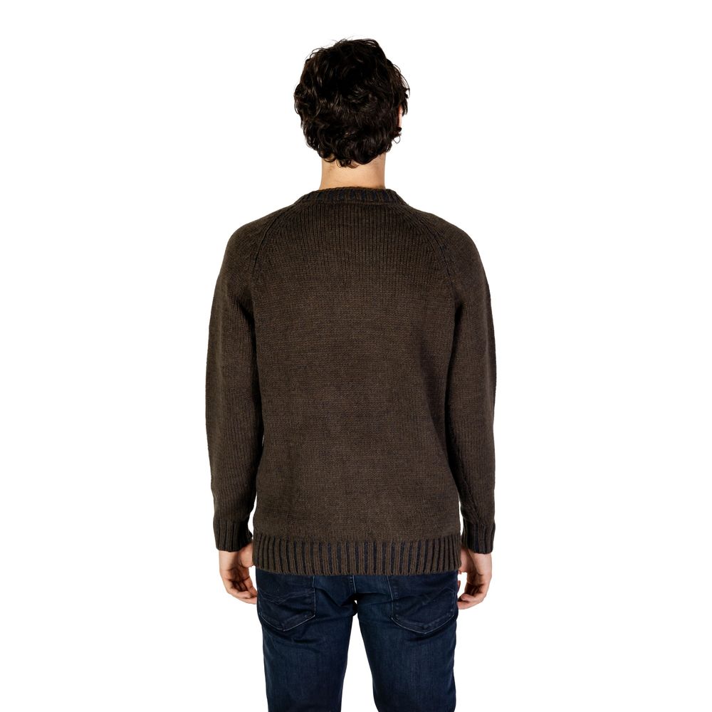 Hydra Clothing Gray Acrylic Sweater for Men