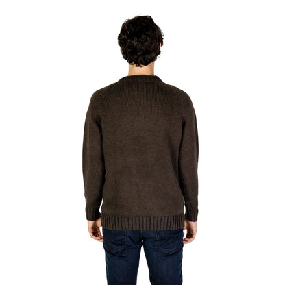 Hydra Clothing Gray Acrylic Sweater for Men