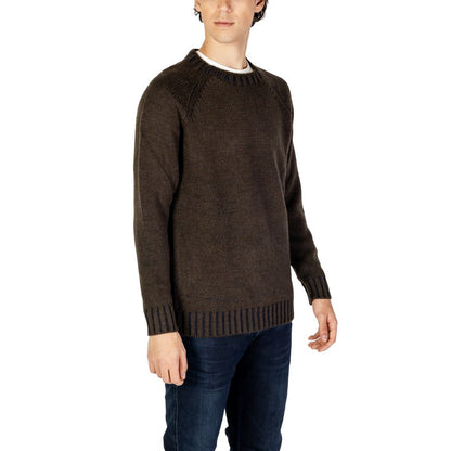 Hydra Clothing Gray Acrylic Sweater for Men