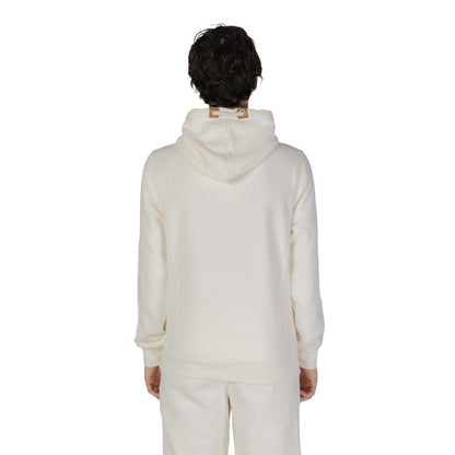 Hydra Clothing - Men's Cream Cotton Hoodie with Rope Detail Drawstrings
