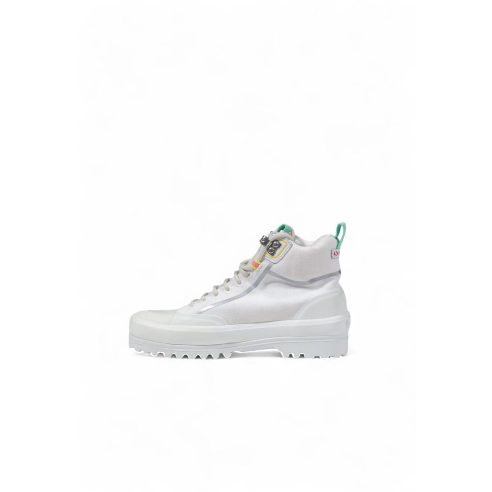 Superga White Fabric Sneaker – Women's Classic Footwear
