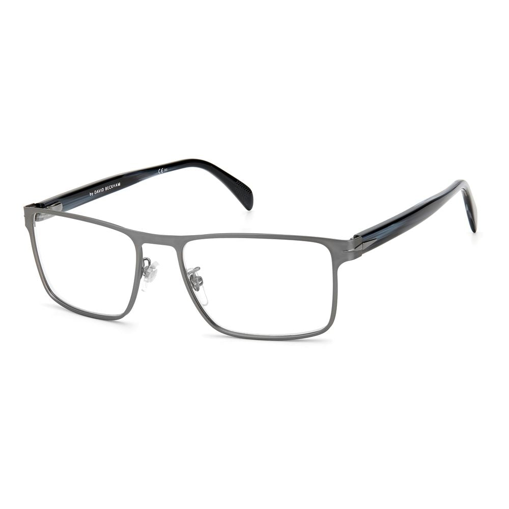 David Beckham Gray Metal Glasses - DB-1067-R80