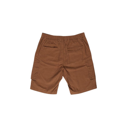Hamaki-Ho - Men's Brown Bermuda Linen Shorts