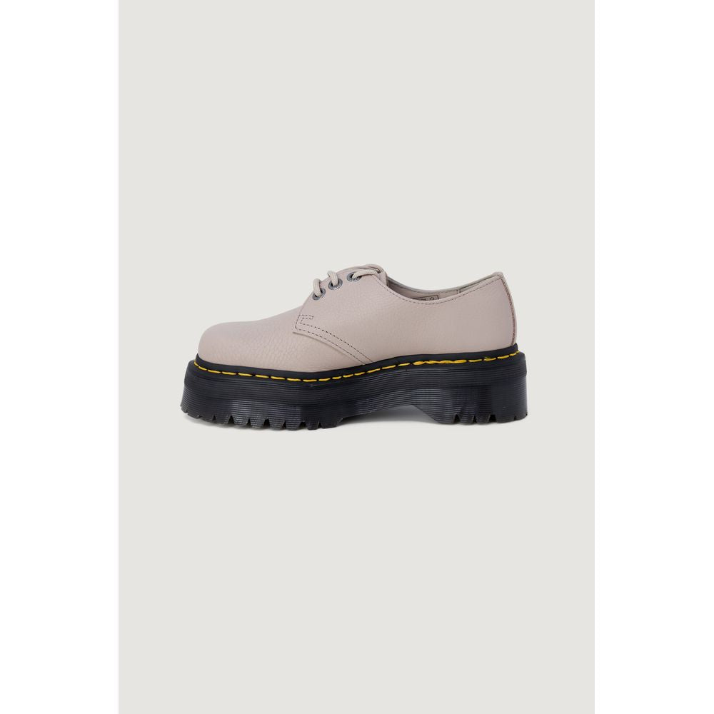 Dr. Martens - Women's Purple Chunky Sole Leather Lace-Up Docs