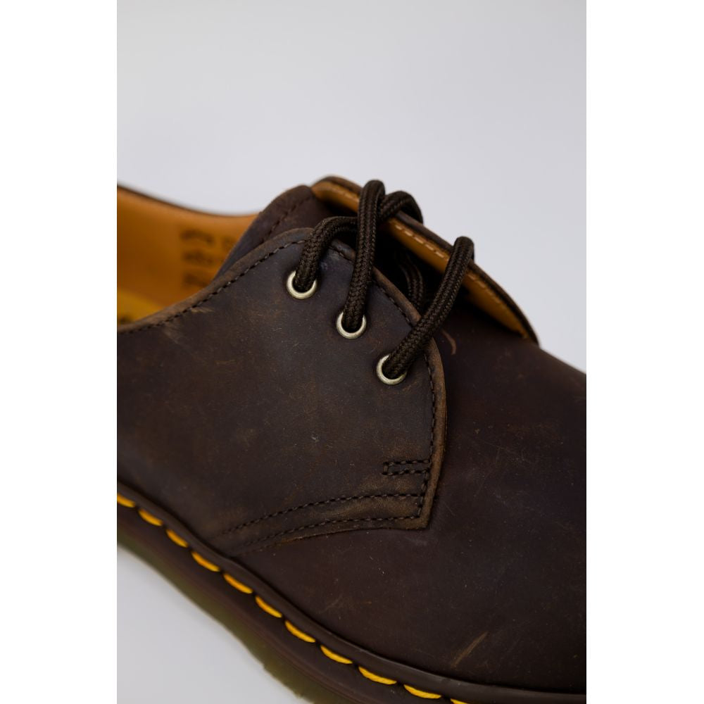 Dr. Martens - Men's Brown Leather Casual Docs