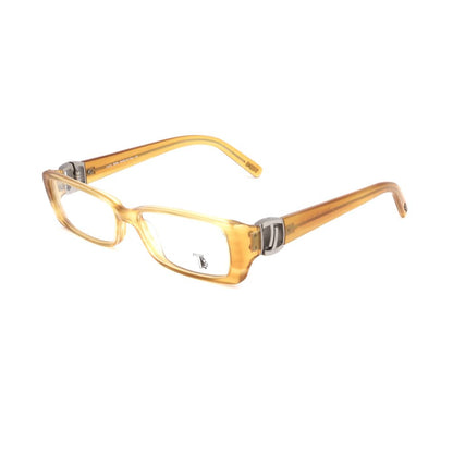Tod's Women’s Yellow Optical Glasses – Square Full-Rim Frames