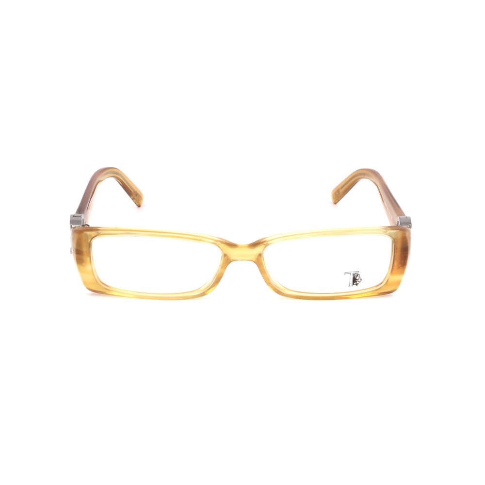 Tod's Women’s Yellow Optical Glasses – Square Full-Rim Frames