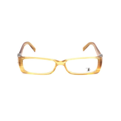 Tod's Women’s Yellow Optical Glasses – Square Full-Rim Frames